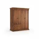 Classic Four-Door Wooden Armoire