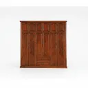 Four-Door Wooden Armoire