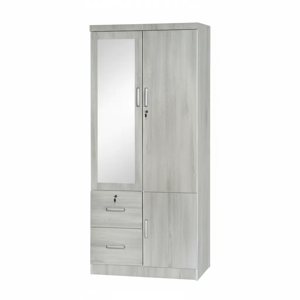 Space-Saver Mirrored Cabinet