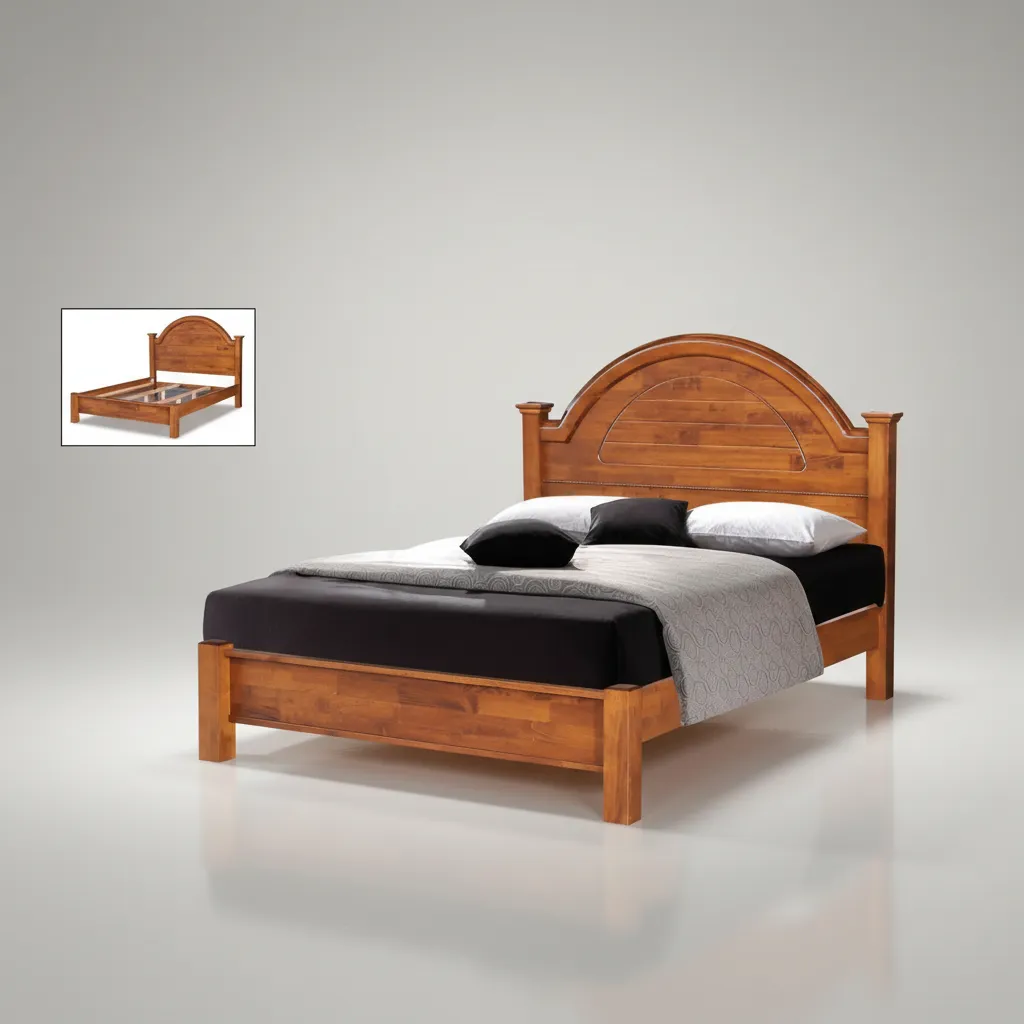 Contemporary Horizon Panel Bed