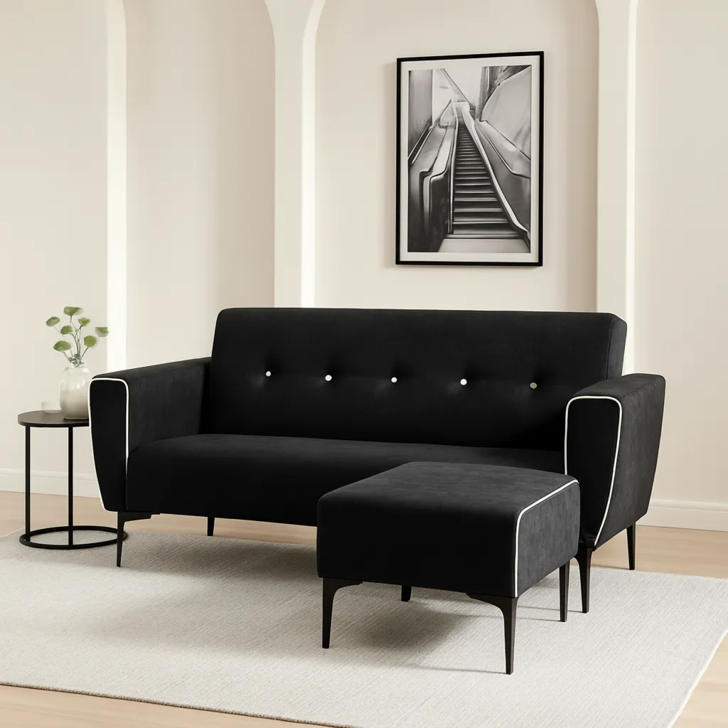 The Mid-Century Haven Convertible Sofa Bed