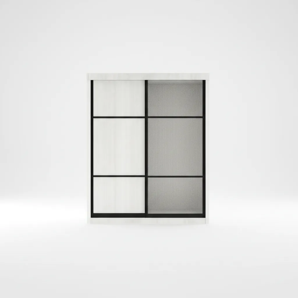 Modern Bi-Panel Sliding Wardrobe